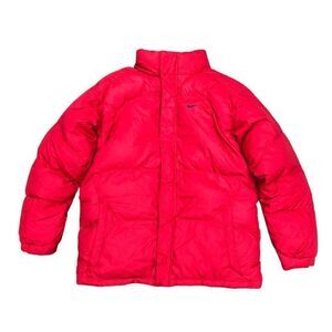 Vintage Nike Jacket XL Red Nike Puffer Jacket
